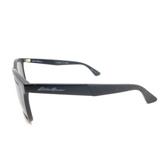 Eddie Bauer EB 39406C Black Sunglasses Gray Lens 54-18 144 Designer Polarized - Picture 7 of 12
